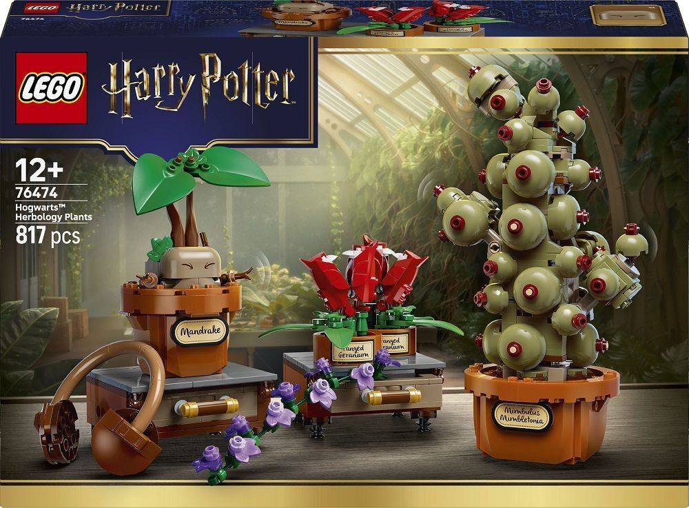 LEGO 76474 Harry Potter Рослини з курсу гербології в Гоґвортсіфото1