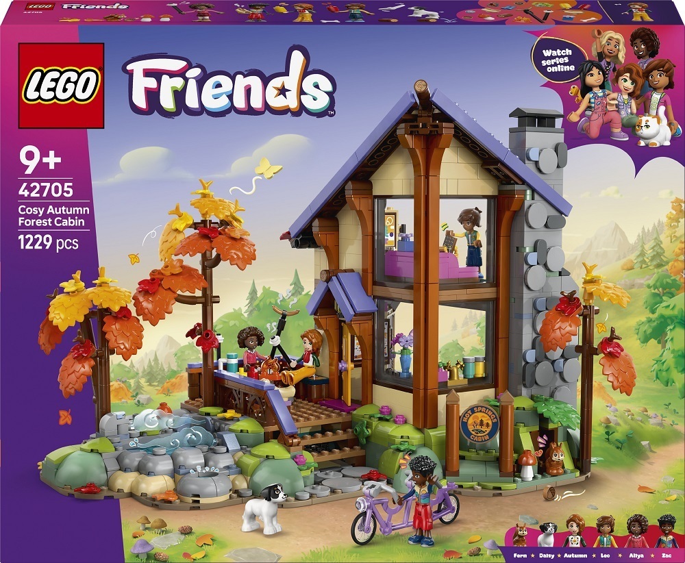 LEGO 42705 Friends Уютный лесной домик для осеннего отдыха фото 1