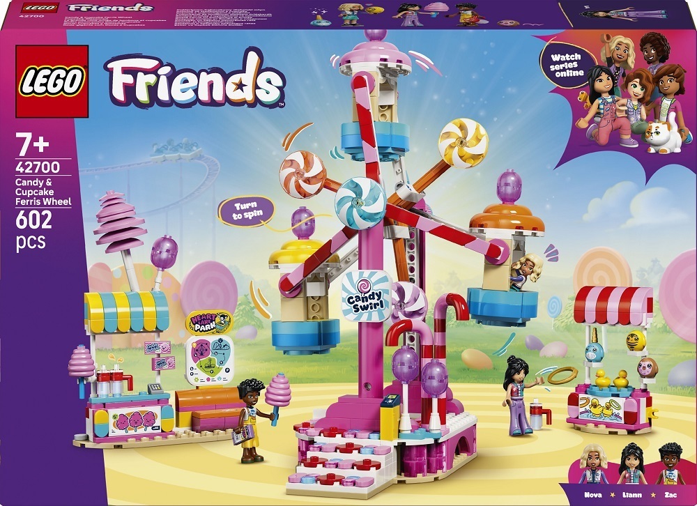 LEGO 42700 Friends Колесо обозрения с конфетами и капкейками фото 1