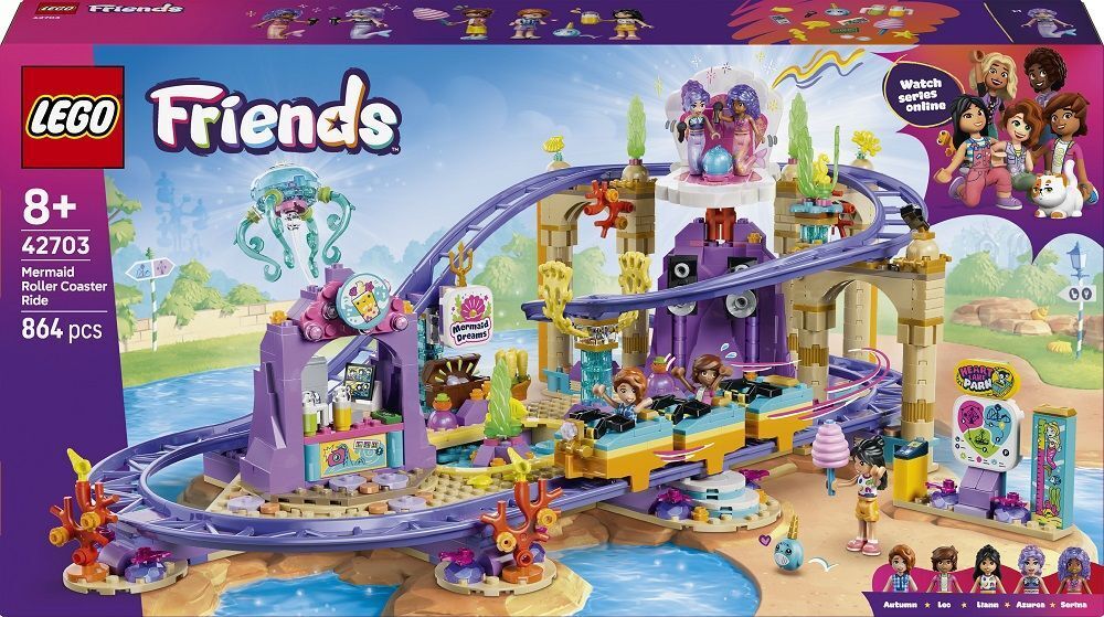 LEGO 42703 Friends Американские горки с русалками фото 1