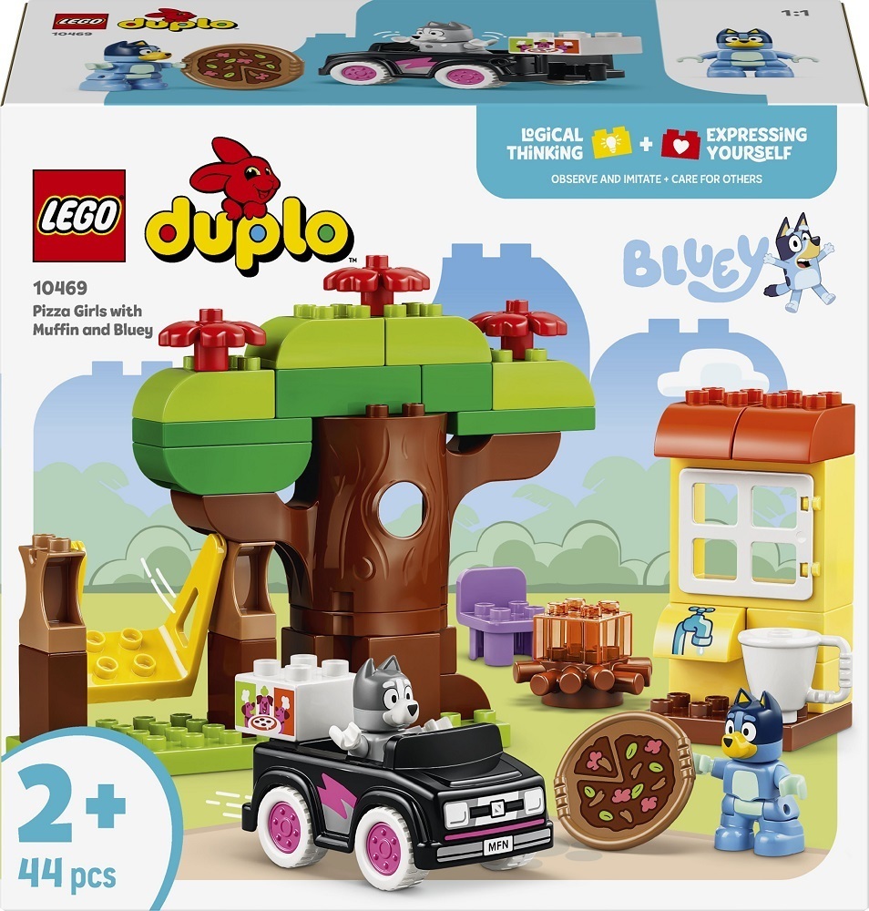 LEGO 10469 DUPLO Bluey «Пиццерия» с Мафином и Блуи фото 1