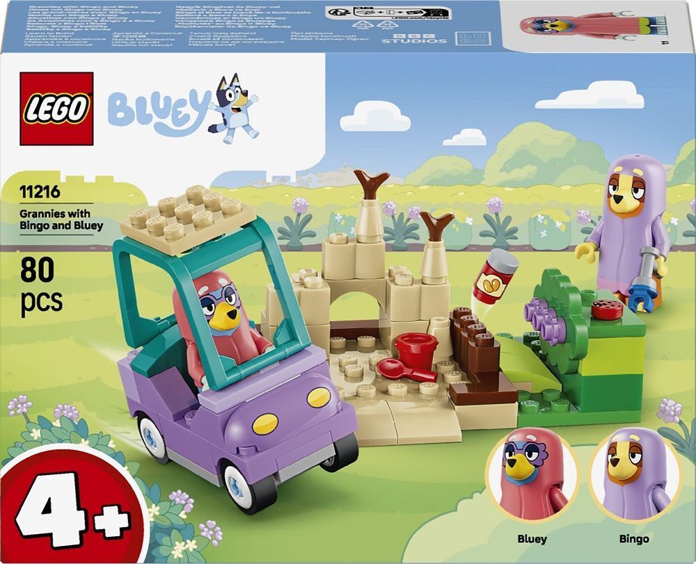 LEGO 11216 Bluey «Бабушки» с Бинго и Блуи фото 1