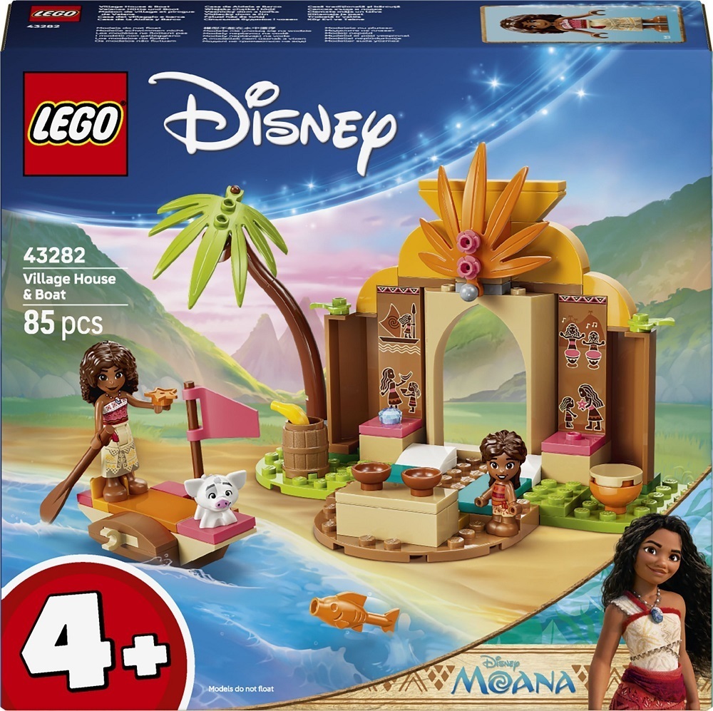 LEGO 43282 Disney Princess Сільський будиночок та човенфото1