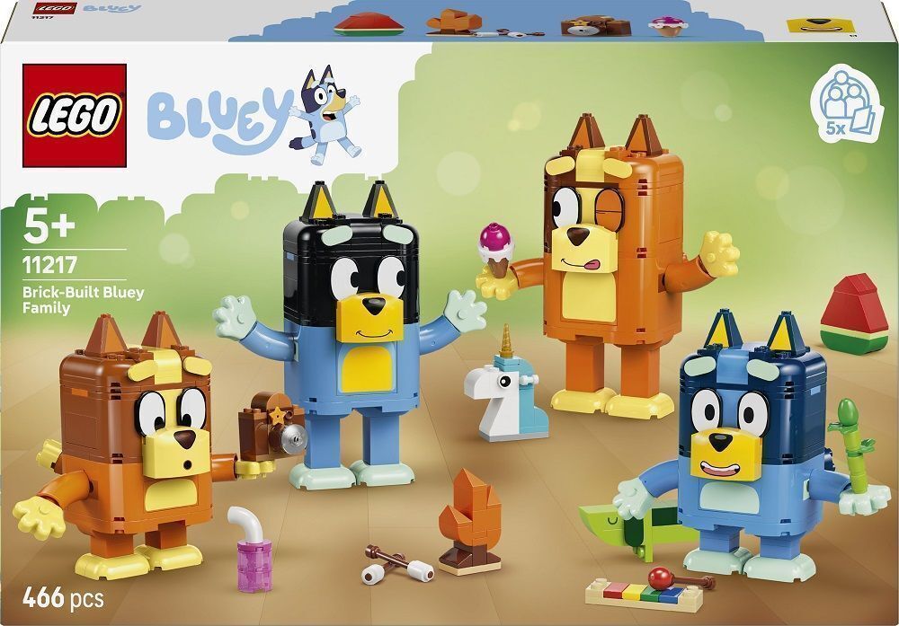 LEGO 11217 Bluey Семья Блуи из кубиков фото 1