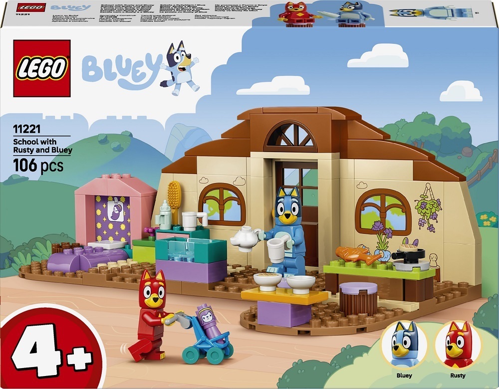 LEGO 11221 Bluey Школа с Расти и Блуи фото 1