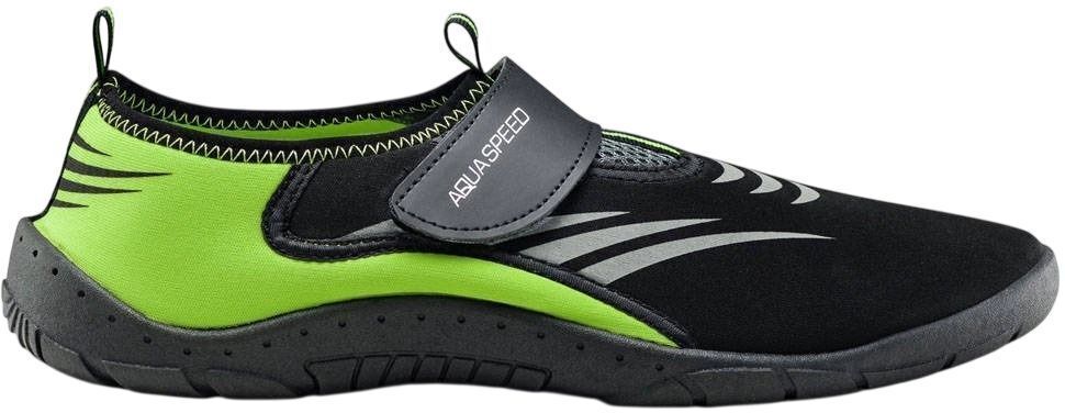 Аквашузы AQUA SPEED Aqua Shoe Model 27A 642-27A 45 черные/зеленые фото 1