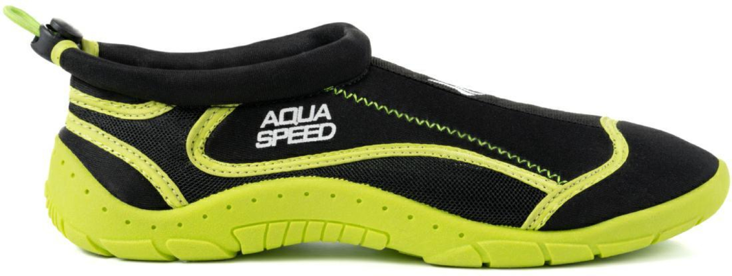 Аквашузы AQUA SPEED Aqua Shoe Model 28A 704-18 36 черные/желтые