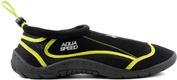 Аквашузы AQUA SPEED Aqua Shoe Model 28B 704-78 44 черные/желтые фото 