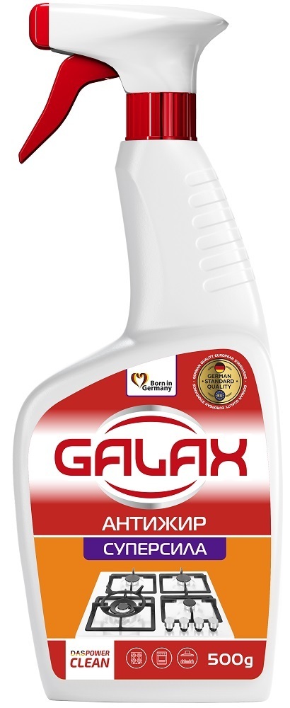 Средство Galax das Power Clean для удаления жира из кухонных поверхностей 500 г фото 1