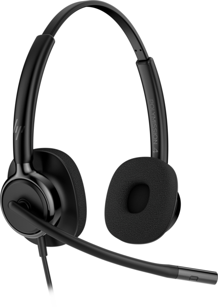 

Гарнитура компьютерная стерео On-ear HP Poly Mission 425, USB-A USB-C Uni-mic, AI noise cancelling (C01B3AA)