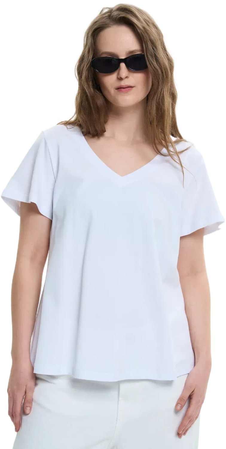 Футболка хлопковая женская Roza 250709 XS белая