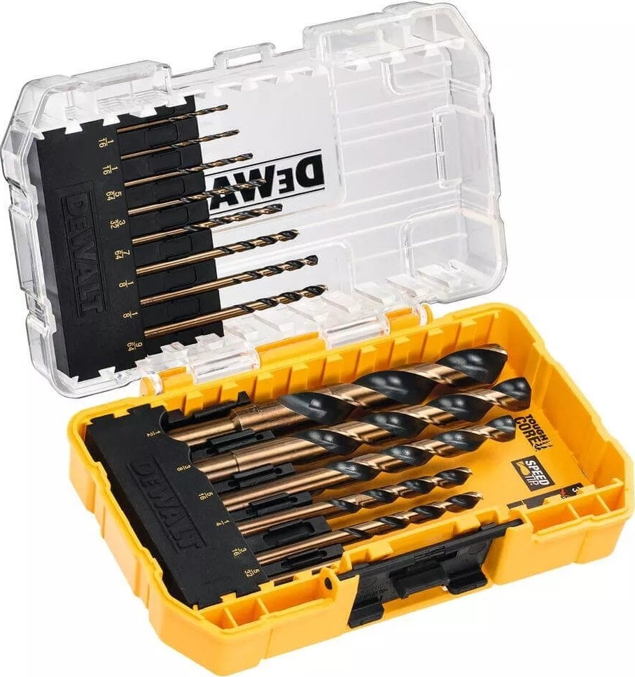 Набор сверл по металлу DeWALT Black&Gold HSS-G (DT70727) фото1