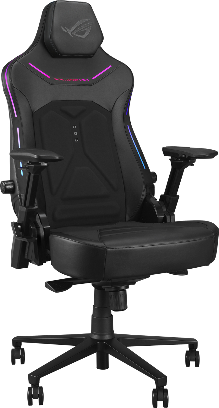 Крісло ігрове ASUS ROG Courser Black (90GC01S0-MSG010)фото1