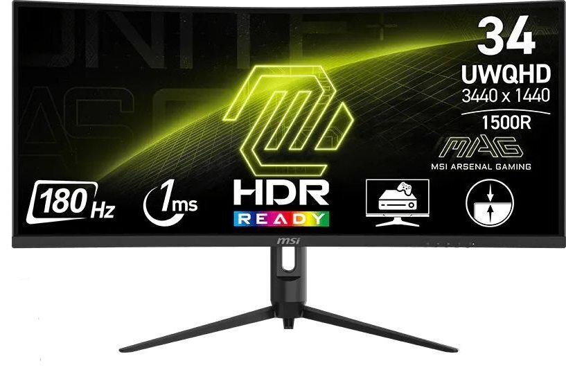 Монитор 34" MSI MAG 342CQR-E2 (9S6-3DB64H-083) фото1