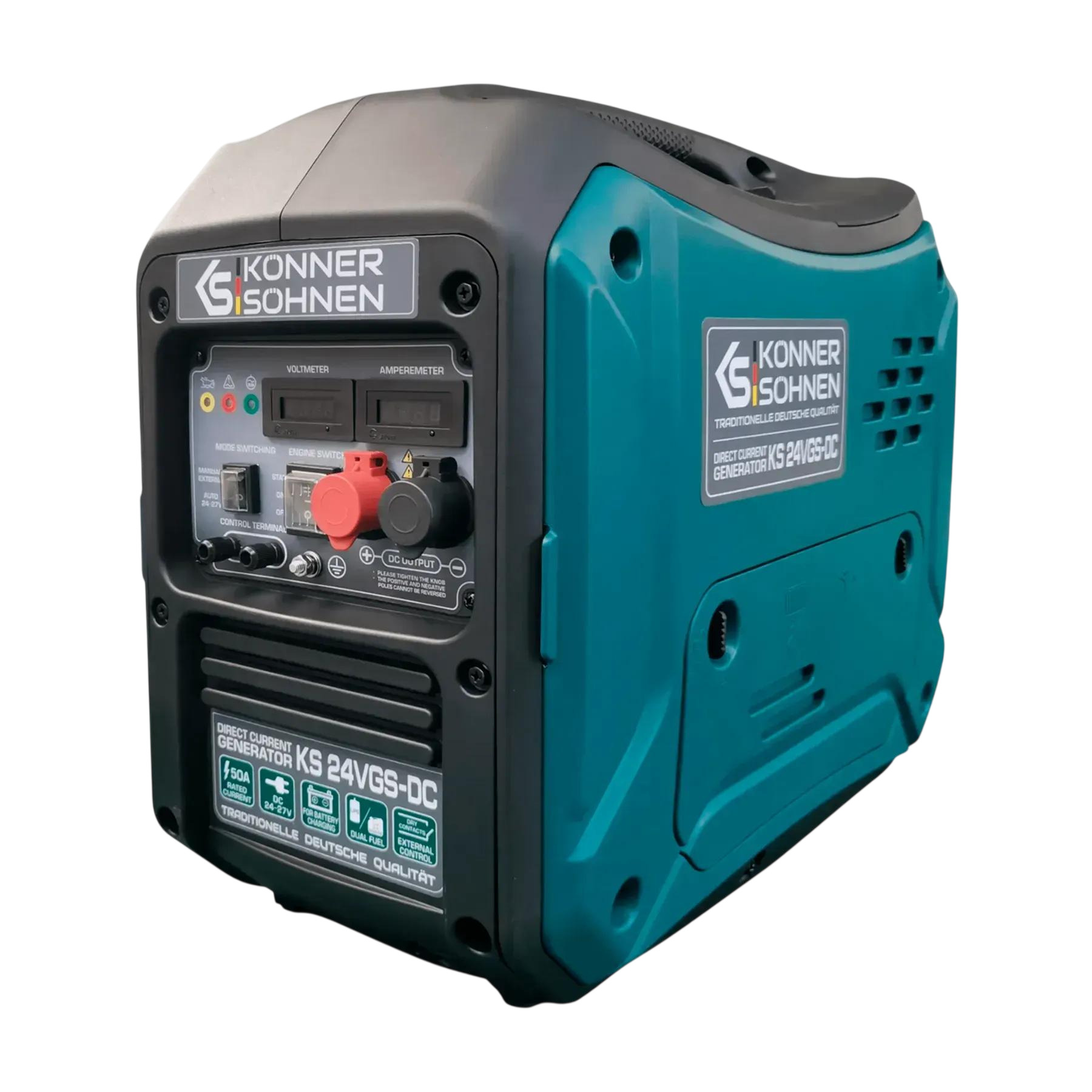 Генератор постійного струму бензиновий Konner&Sohnen KS24VGS-DC (KS24VGS-DC)фото1