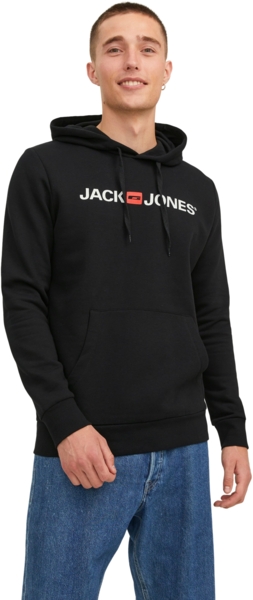 Худи мужское Jack & Jones Jjecorp Old Logo Sweat Hood Noos 12137054 M черное
