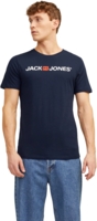 Футболка бавовняна чоловіча Jack & Jones Jjecorp Old Logo Tee Ss O-Neck Noos 12137126 L темно-синя
