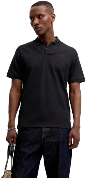 Поло мужское Jack &amp; Jones Jjeaustin Polo Ss Noos 12268130 M черное фото 