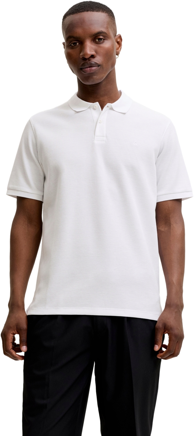 Поло чоловіче Jack & Jones Jjeaustin Polo Ss Noos 12268130 L біле