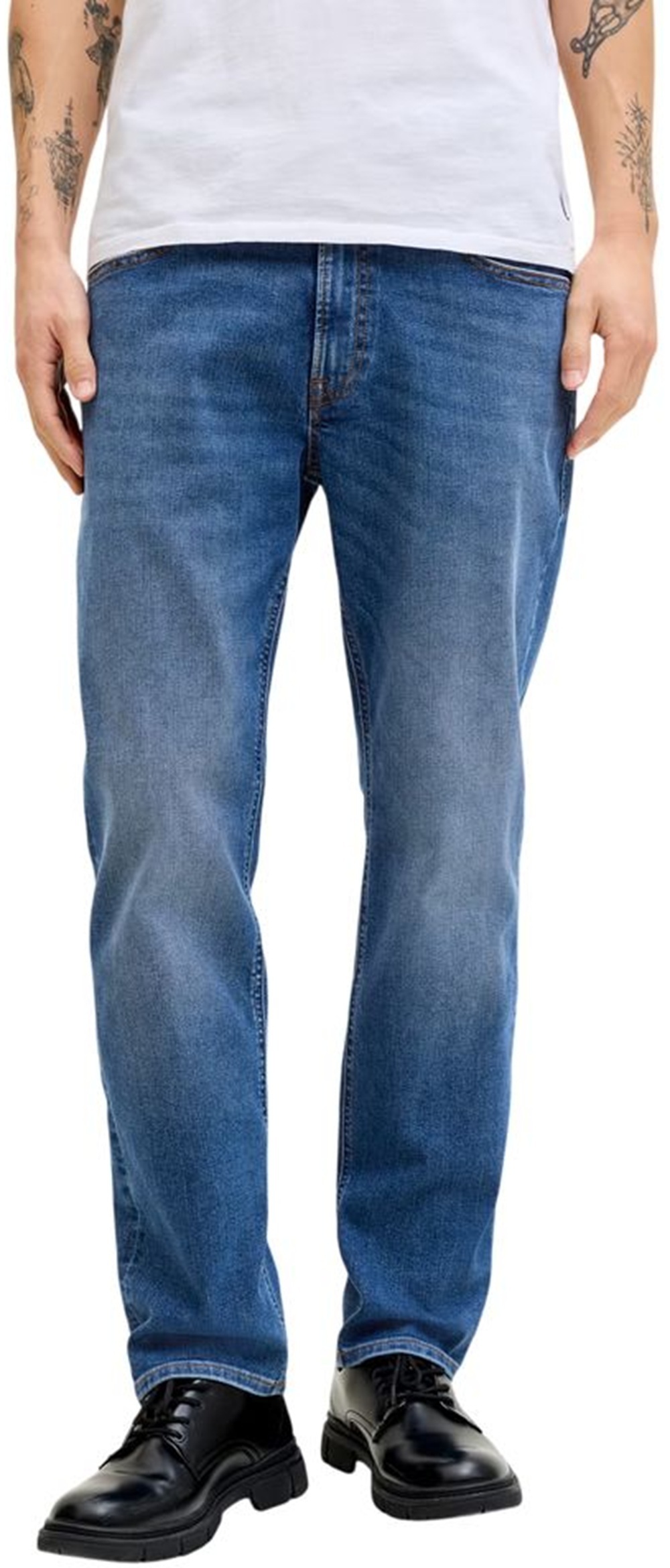 Джинсы мужские Jack & Jones Jjiclark Jjoriginal Sq 223 Noos 12282669 36-32 синие фото 1