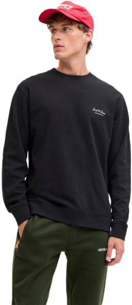 Свитшот мужской Jack & Jones Jjearchive Graphic Sweat Crew Neck Noos 12287995 L черный