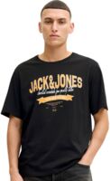 Футболка хлопковая мужская Jack & Jones Jjelogo Tee Ss O-Neck 2 Col Ss26 Sn 12288016 S черная