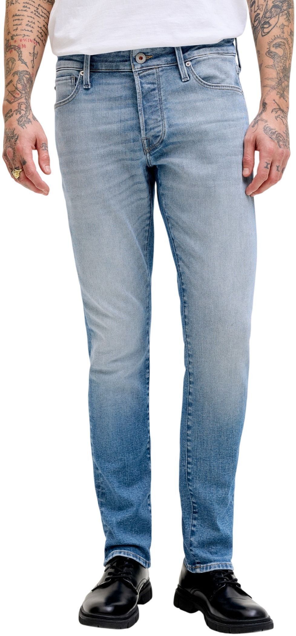 Джинсы мужские Jack & Jones Jjiglenn Jjicon Jos 157 Noos 12289080 36-32 синие фото 1