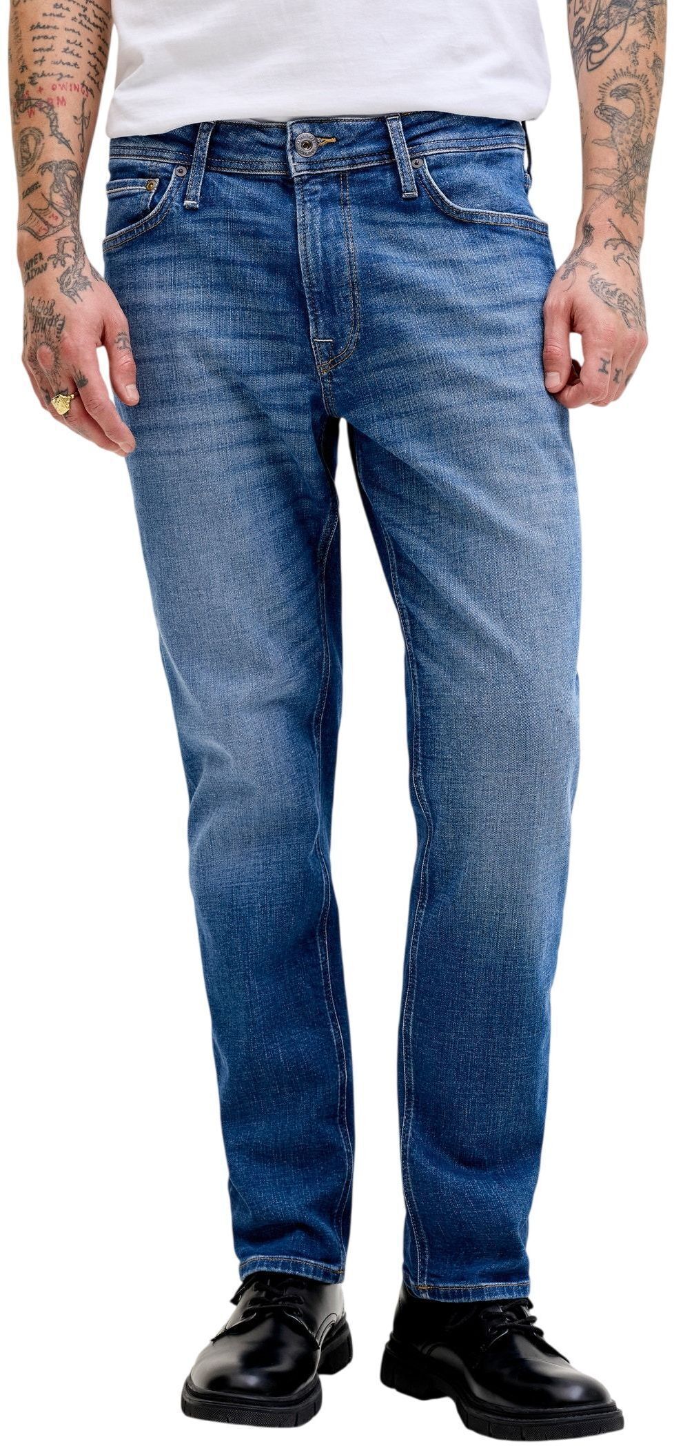 Джинсы мужские Jack & Jones Jjiclark Jjorginal Jos 478 Noos 12289082 34-32 синие фото 1