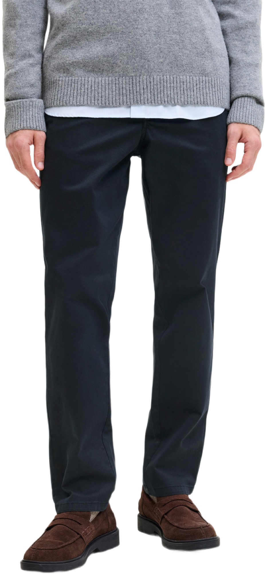 Штани чоловічі Jack & Jones Jpstollie Vance Chino Noos 12292970 36-32 темно-синіфото1