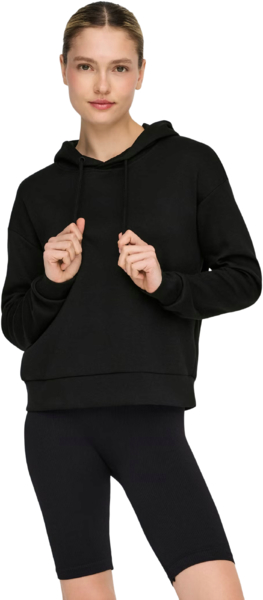 Худи женское Only Play Onplounge Hood Ls Swt Noos 15245850 S черное фото 