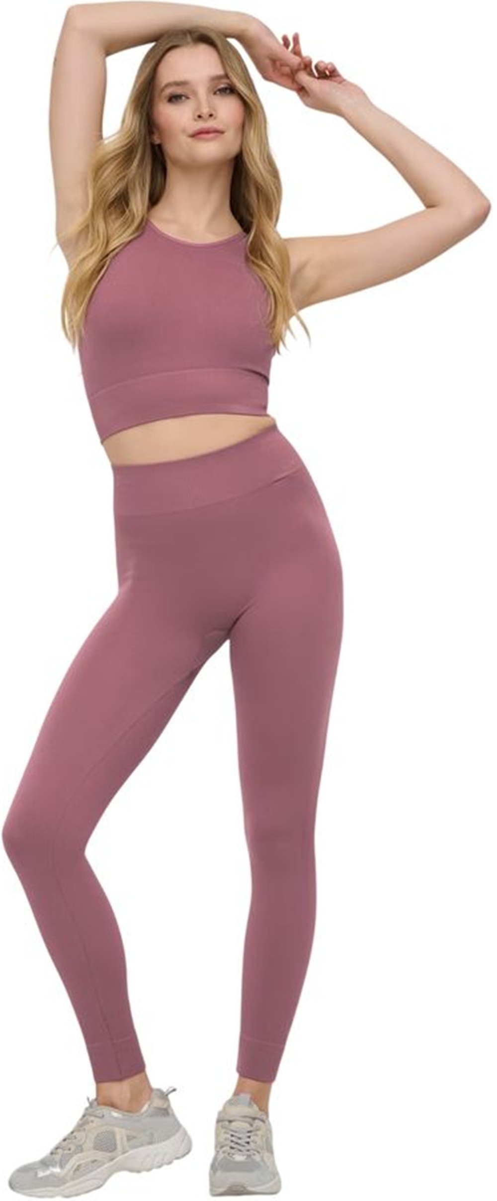 Легінси жіночі Only Play Onpjaia Hw Seam Tights Noos 15250052 XS-S рожевіфото1