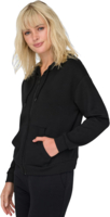 Худи женское Only Play Onplounge Hood Fz Ls Swt Noos 15325576 XS черное