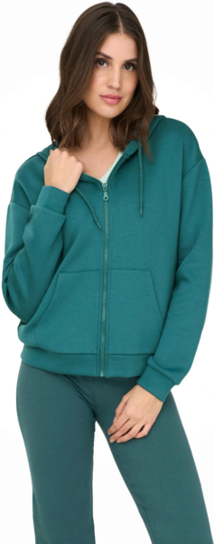 Толстовка женская Only Play Onplounge Hood Fz Ls Swt Noos 15325576 S бежевая фото