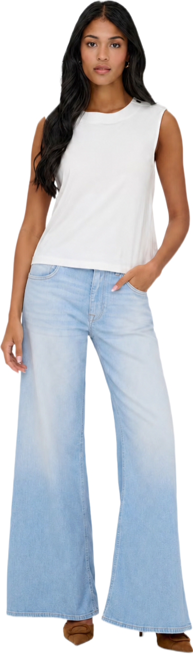 Джинсы женские ONLY Onlcalifornia Mw Wd Flar Dnm Rea004 Noos 15365471 29-32 светло-голубые