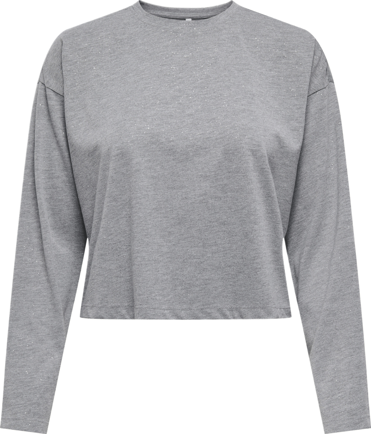 Лонгслив женский ONLY Onlmelle L/S Glitter Top Jrs 15357717 L светло-серый