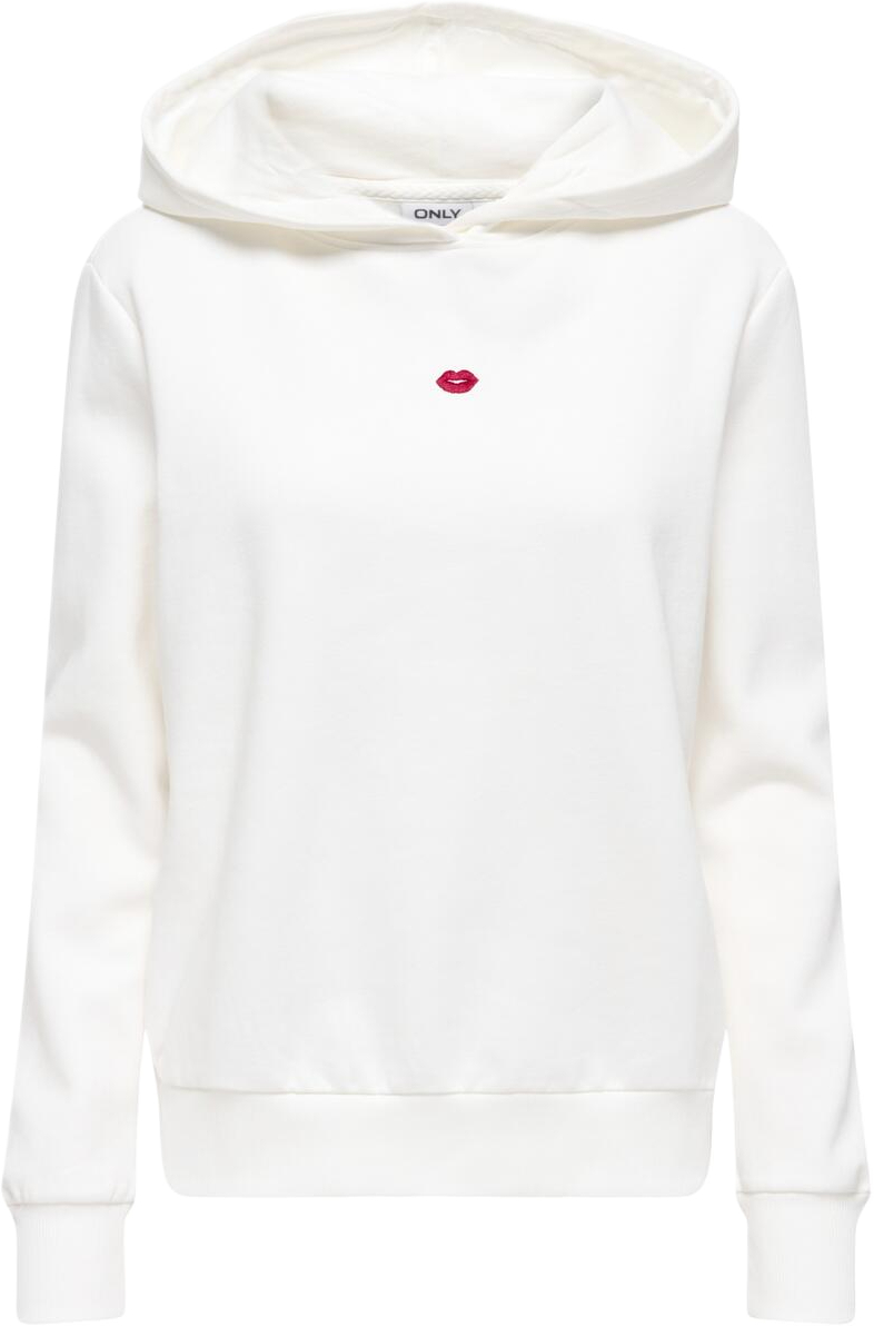 Худі жіноче ONLY Onladelle L/S Hood Swt 15370218 L білефото1