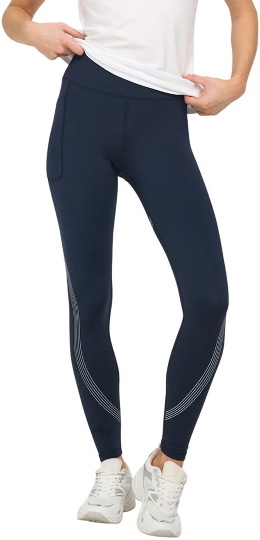 Легінси жіночі Only Play Onpmila-2-Contra Life Hw Tights 15365147 L темно-синіфото1