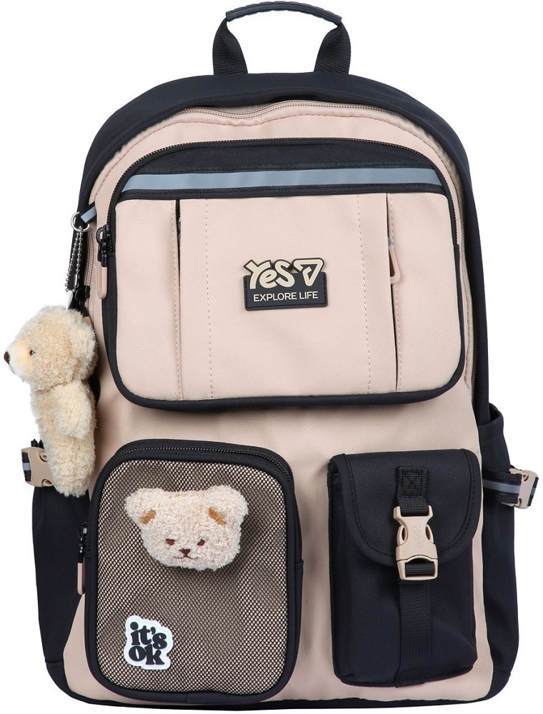 Школьный рюкзак Yes T-107L Mocca (550349)