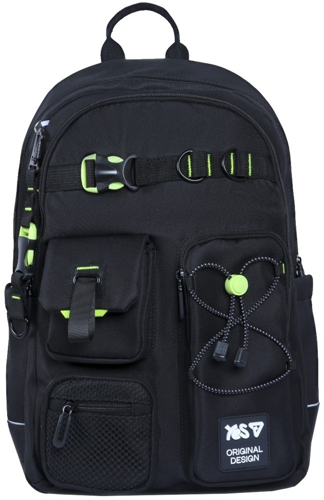 Школьный рюкзак Yes TS-43L Just Black (550480)