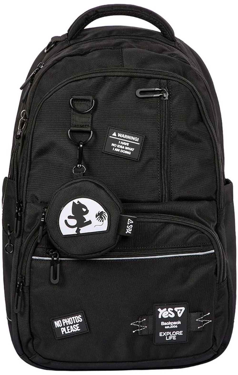 Школьный рюкзак Yes TS-50L Black Cat (550374) фото1