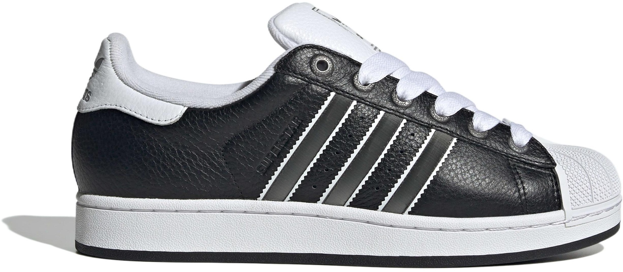 Кеды подростковые Adidas Superstar II J JQ0314 39,5 (6 UK) черные фото 1