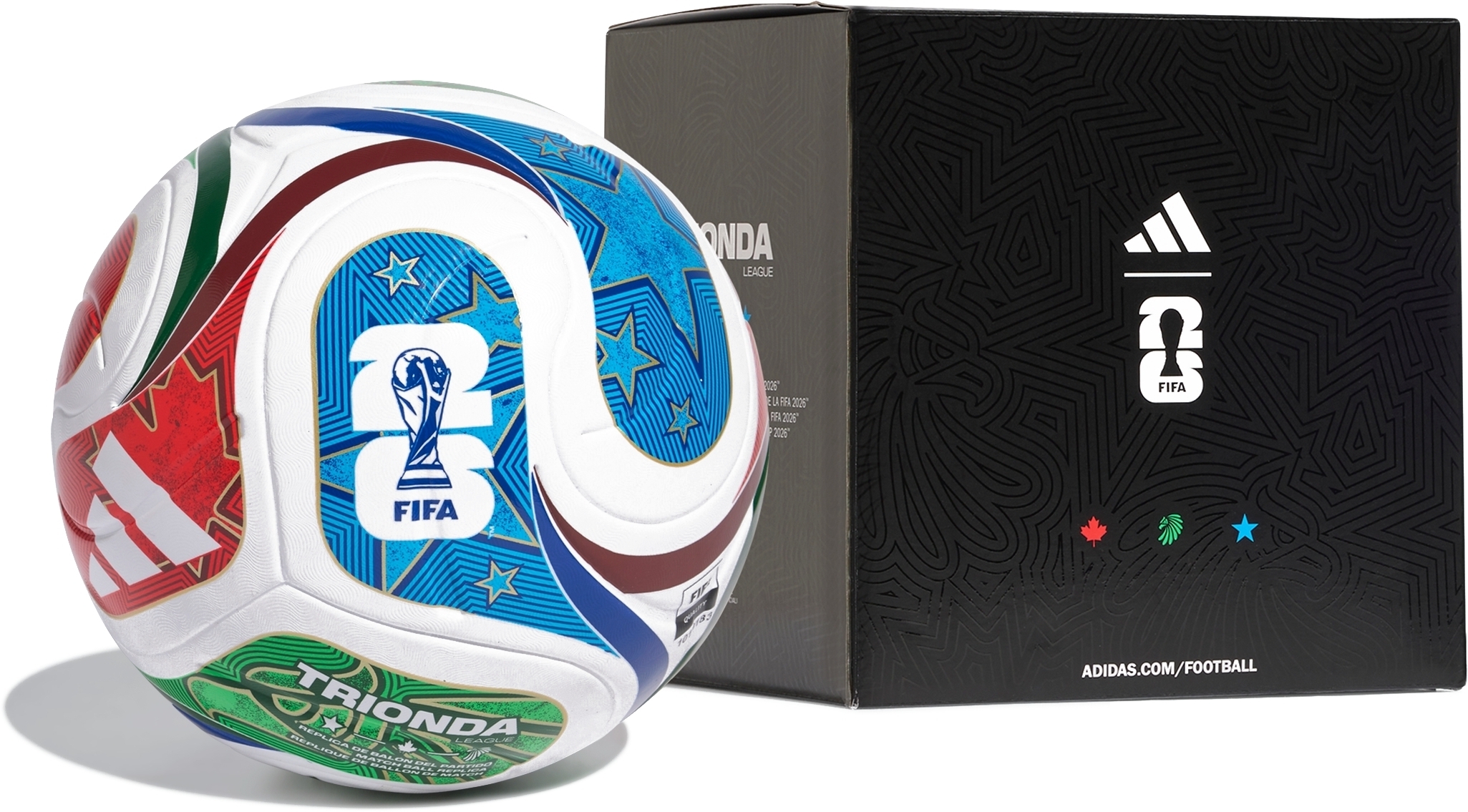 Мяч футбольный Adidas World Cup League Ball 2026 JD8045 5 Белый (4068811943974) фото 1