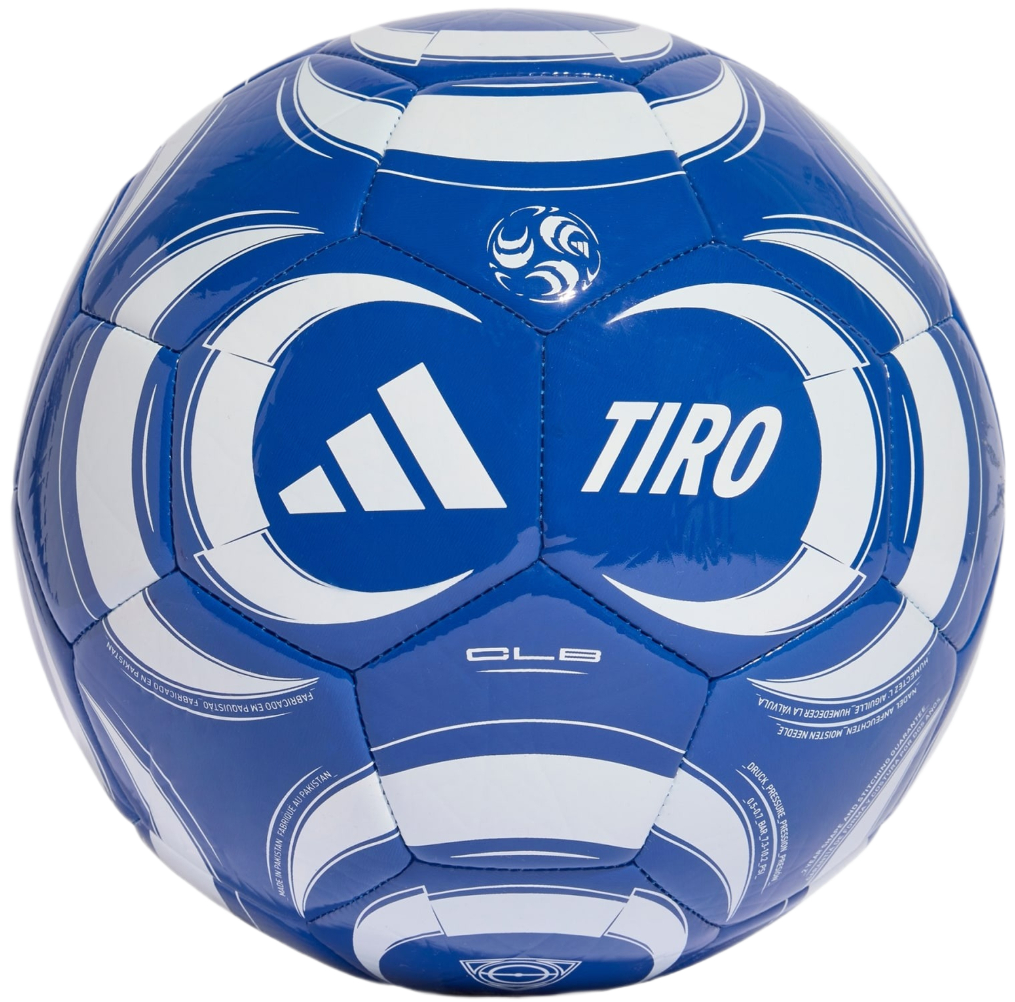 М'яч футбольний Adidas Tiro Clb JW1529 5 Синьо-білий (4068818515167)фото1