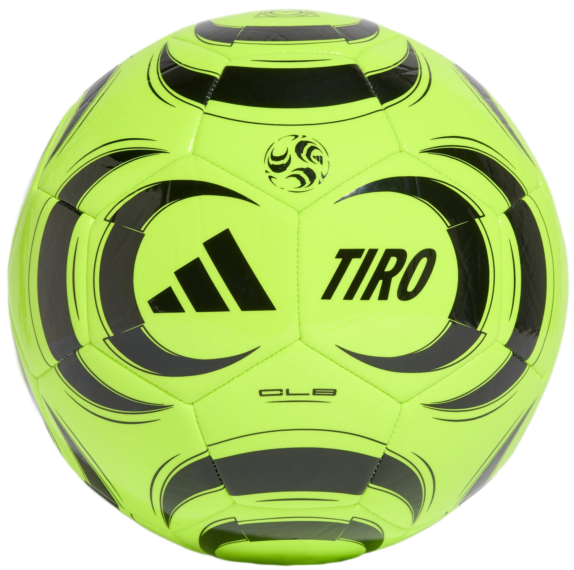М'яч футбольний Adidas Tiro Clb JW1532 5 Зелено-чорний (4068818515129)фото1