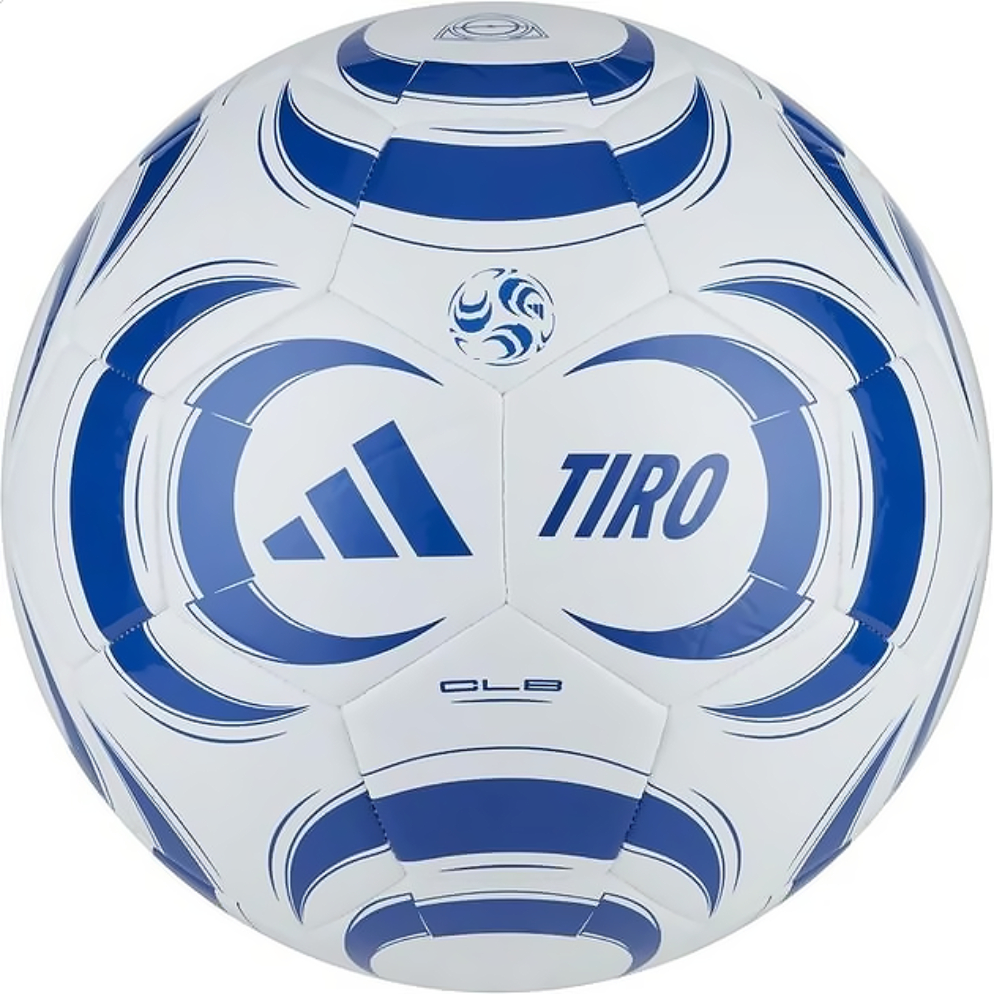 М'яч футбольний Adidas Tiro Clb KF8846 5 Біло-синій (4068818515181)фото1