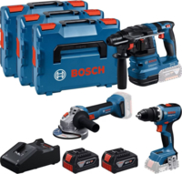 Набір із трьох акумуляторних інструментів Bosch Professional 18В (0.615.A50.09G)