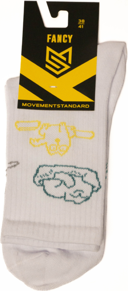 Шкарпетки MovementStandard Fancy Cats MS M0303S 38-41 молочніфото