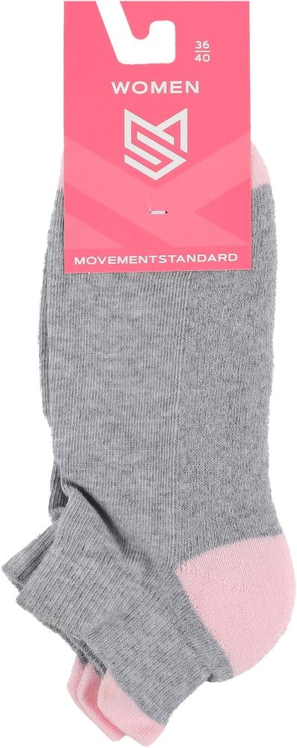 Носки женские MovementStandard MS M0104S 36-40 серые/розовые