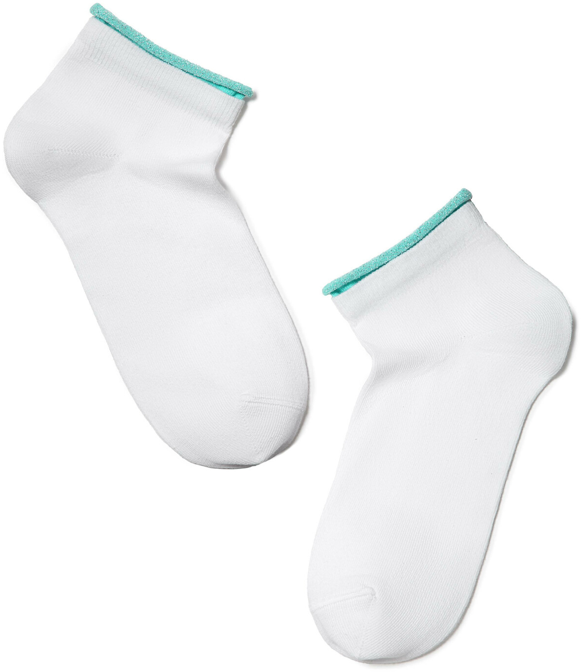 Носки женские MovementStandard MS M0116S 39-41 белые/бледно-бирюзовые фото1