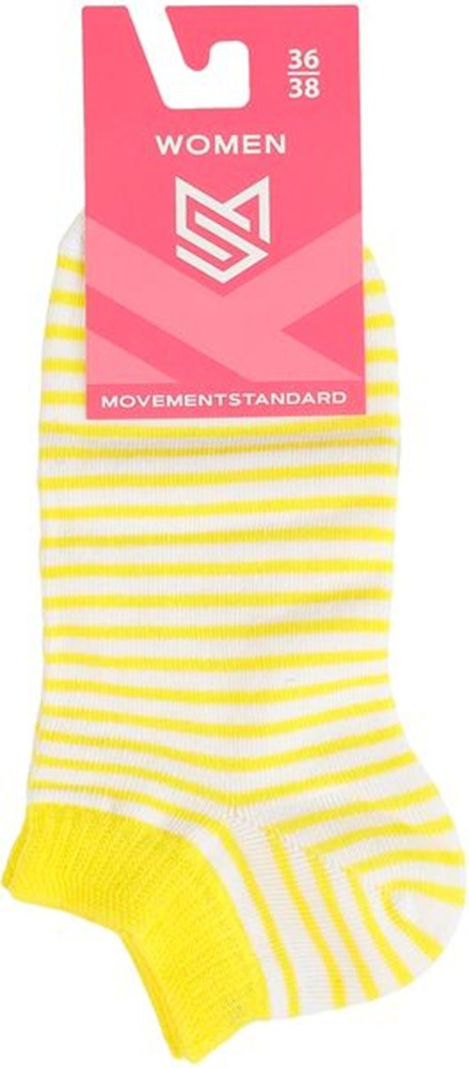 Носки женские MovementStandard MS M0118S 36-38 белые/желтые